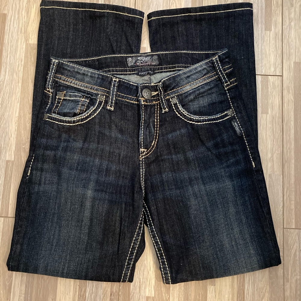 Silver Natsuki boot cut stretch jeans size 28